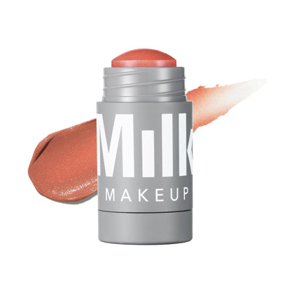 Milk Makeup front packaging showing Smirk shade and compact size benefit