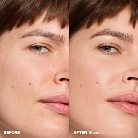 Milk Makeup being blended with fingers illustrating effortless application and skinlike coverage