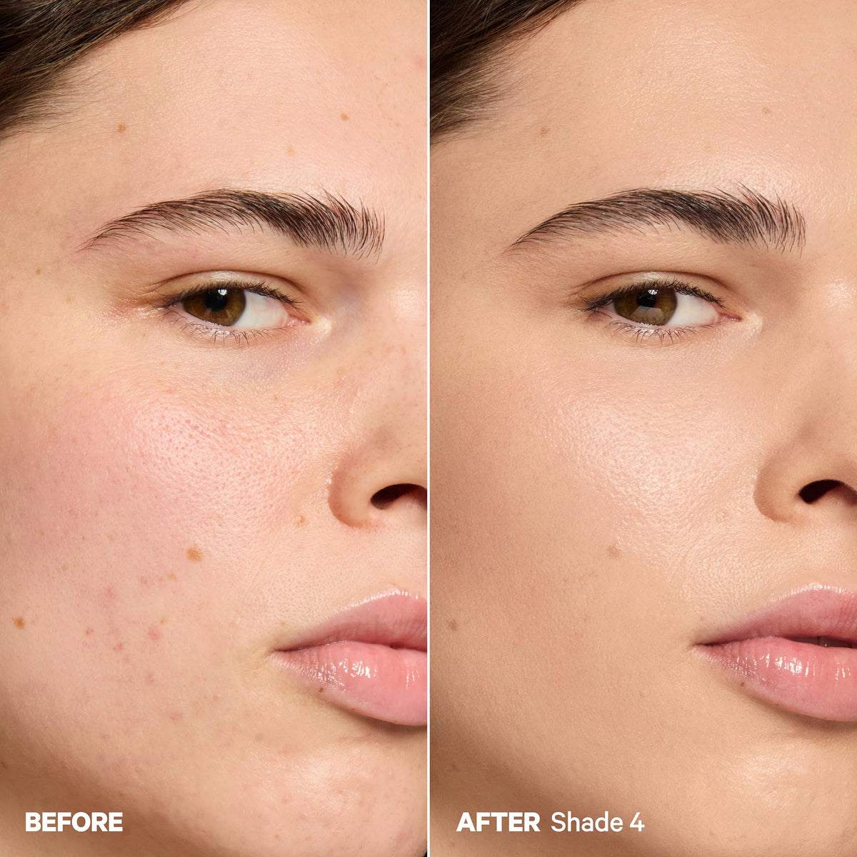 Milk Makeup application with fingertips showcasing smooth blending and hydration