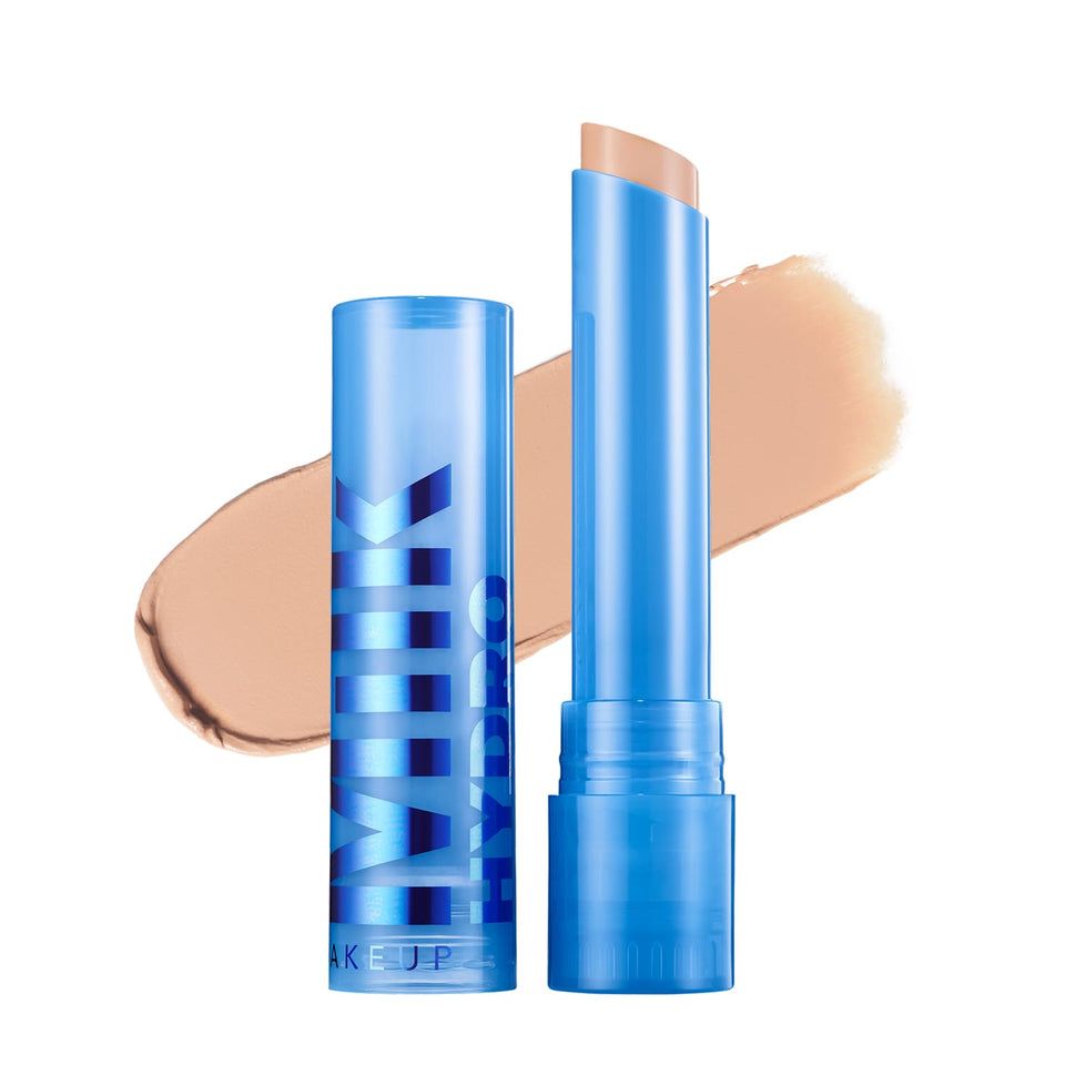 Milk Makeup concealer stick front view shows compact design and travel ease