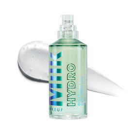 Milk Makeup front packaging showing clean primer bottle and branding benefit
