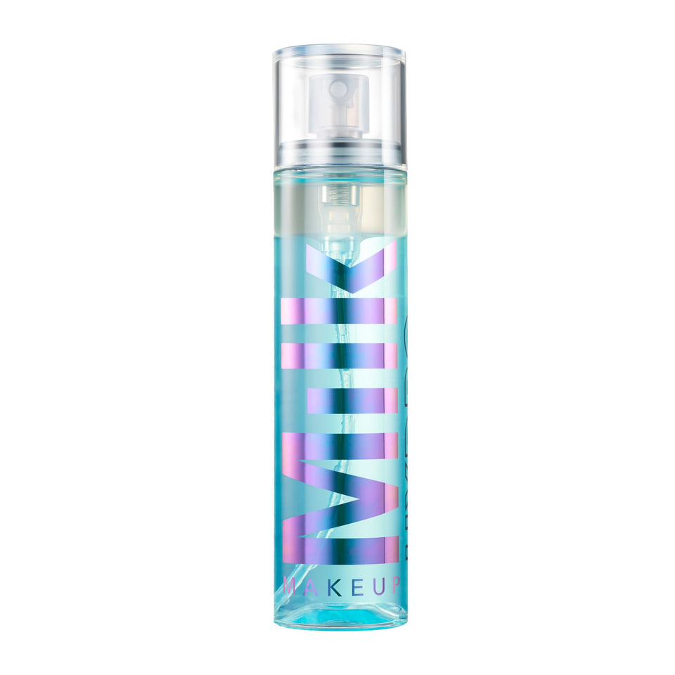Milk Makeup Hydro Grip front packaging showing bottle and branding, promotes long-lasting hold