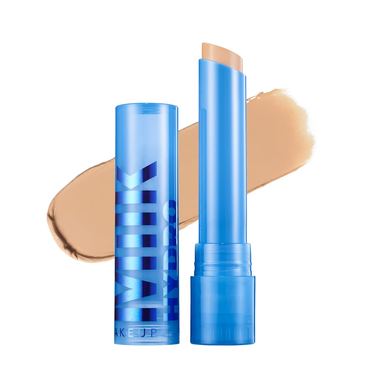Milk Makeup front packaging showing stick and box, clear product identity and portability