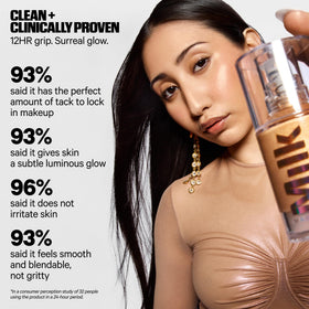 Milk Makeup pump detail highlighting dispenser ease and precise dosing
