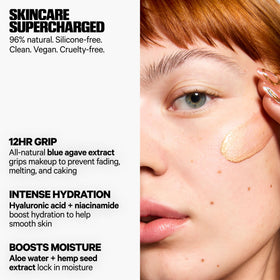 Milk Makeup light-reflecting pearls creating subtle golden luminosity
