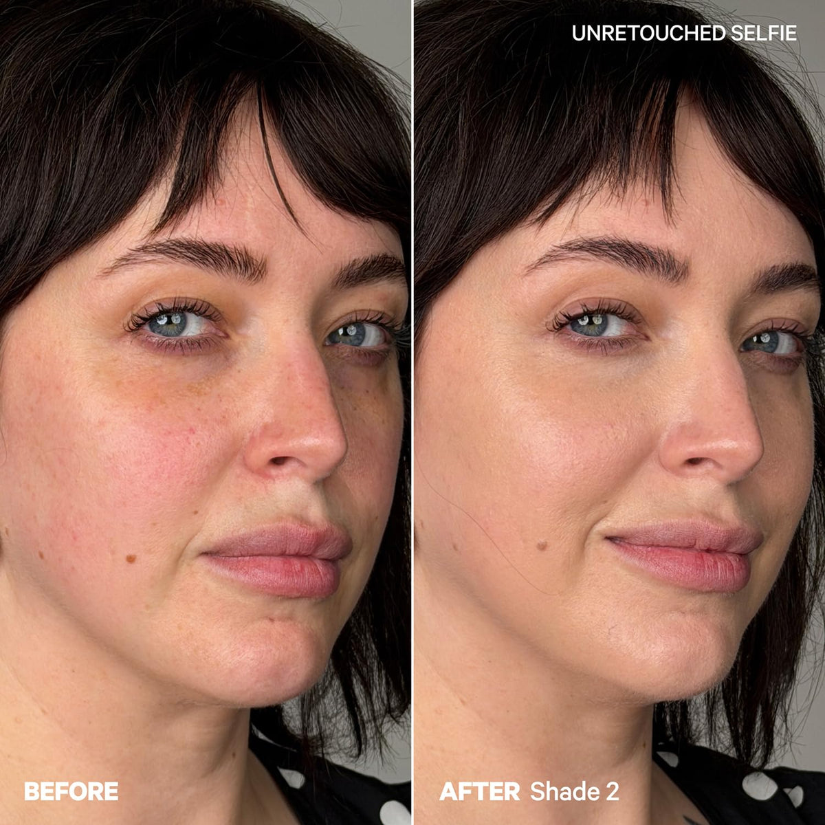 Milk Makeup under-eye application example, reducing dark circles for a brighter look