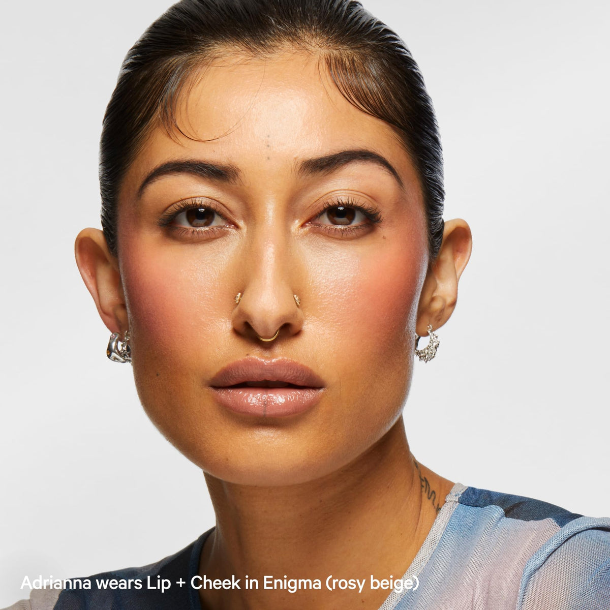Visual of mango butter and avocado oil with Milk Makeup Enigma to show nourishing ingredients