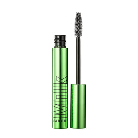 Milk Makeup mascara front view showing sleek tube and bold branding for easy storage