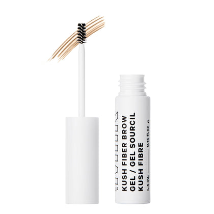 Milk Makeup KUSH brow gel front tube showing shade haze and branding for easy identification