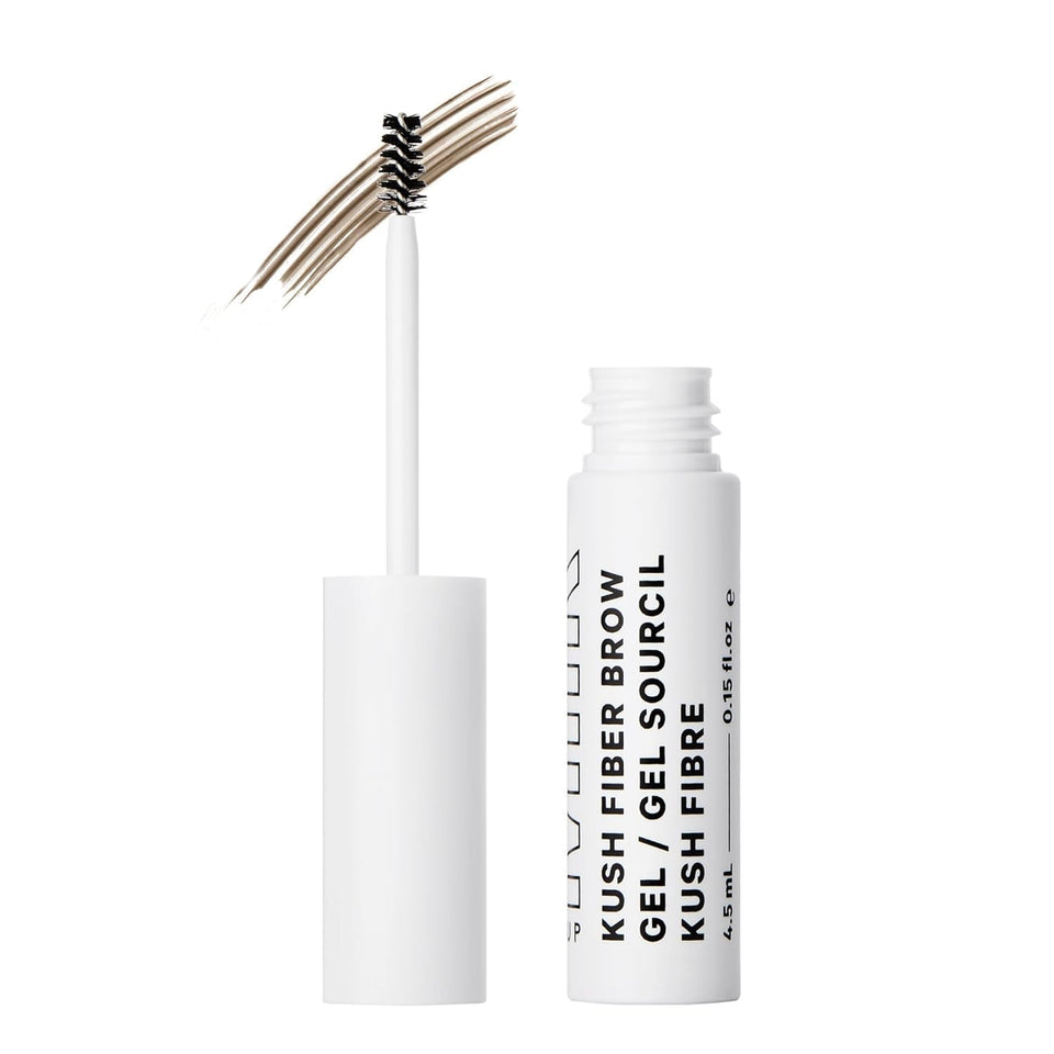 Milk Makeup front packaging showing tinted fiber brow gel benefit of easy identification
