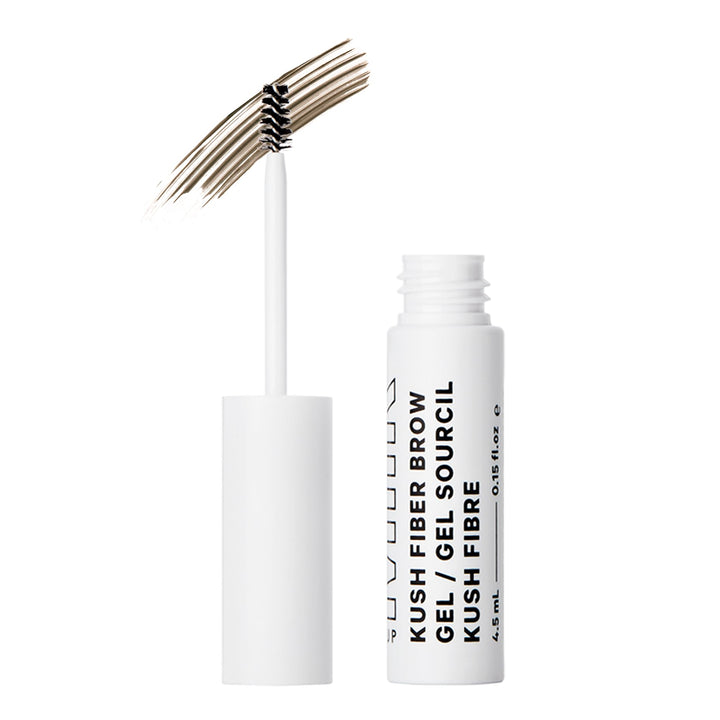 Milk Makeup KUSH Fiber Brow Gel front packaging showing product and shade