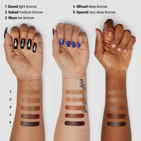 Milk Makeup bronzer with mango butter and apricot oil emphasizing skin nourishment