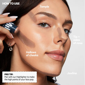 Milk Makeup back label showing ingredients list and clean, vegan benefit transparency