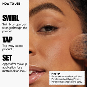 Milk Makeup before and after forehead showing blurred pores and smoother skin