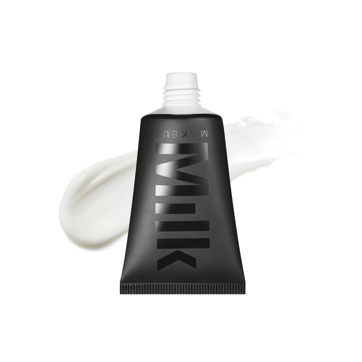 Milk Makeup front packaging showing primer tube and clean branding benefit: quick recognition