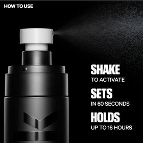 Milk Makeup bottle held in hand to show true size and portability