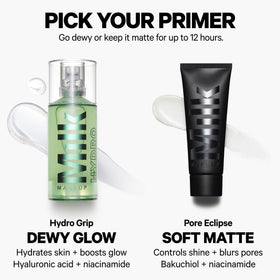 Milk Makeup label close-up listing key ingredients and clean claim