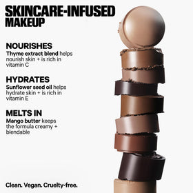 Milk Makeup Sculpt Stick applied to cheek demonstrating instant sculpting benefit