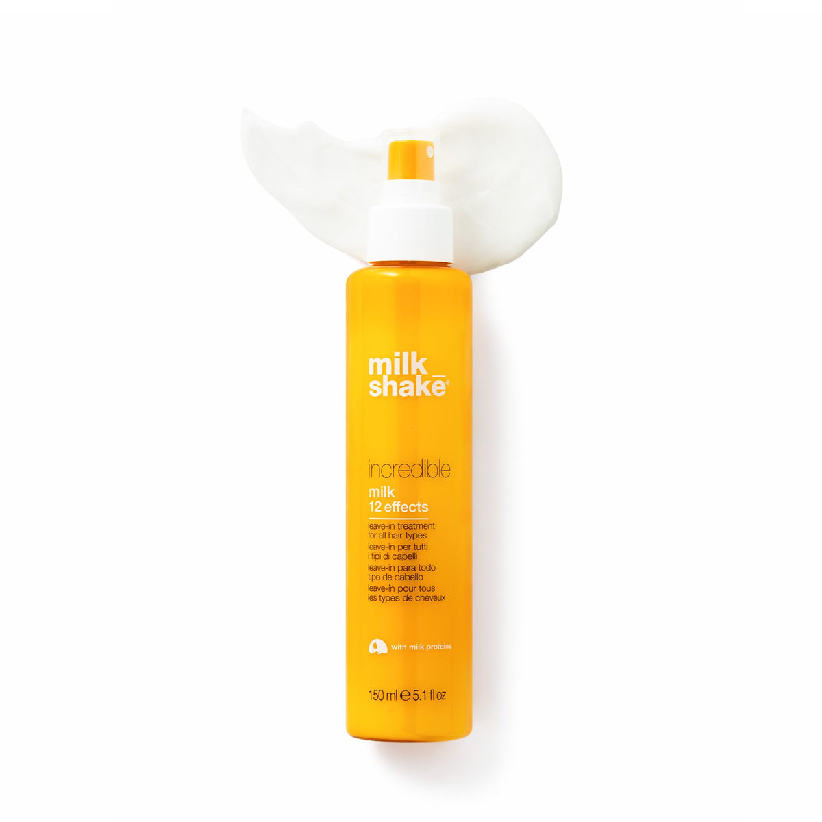 milk_shake front packaging showing product and benefit of lightweight care