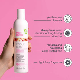 milk_shake back label with ingredients and usage details for safe color care
