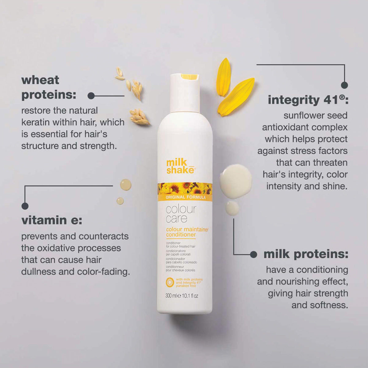milk_shake conditioner lathered in hand for fast manageability benefit
