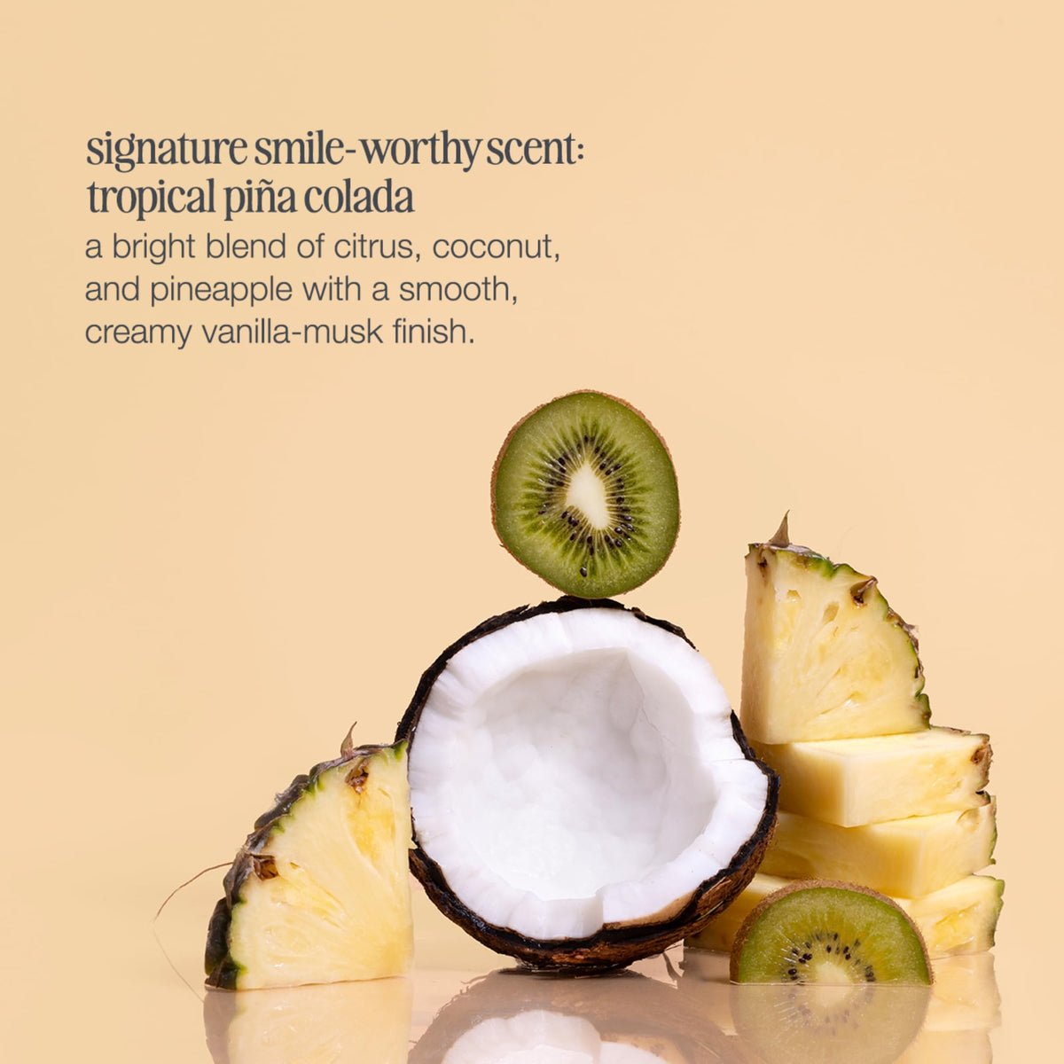 milk_shake label and ingredients close-up showing nourishing oil benefit
