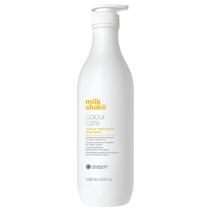 milk_shake front bottle showing label and benefit of color protection