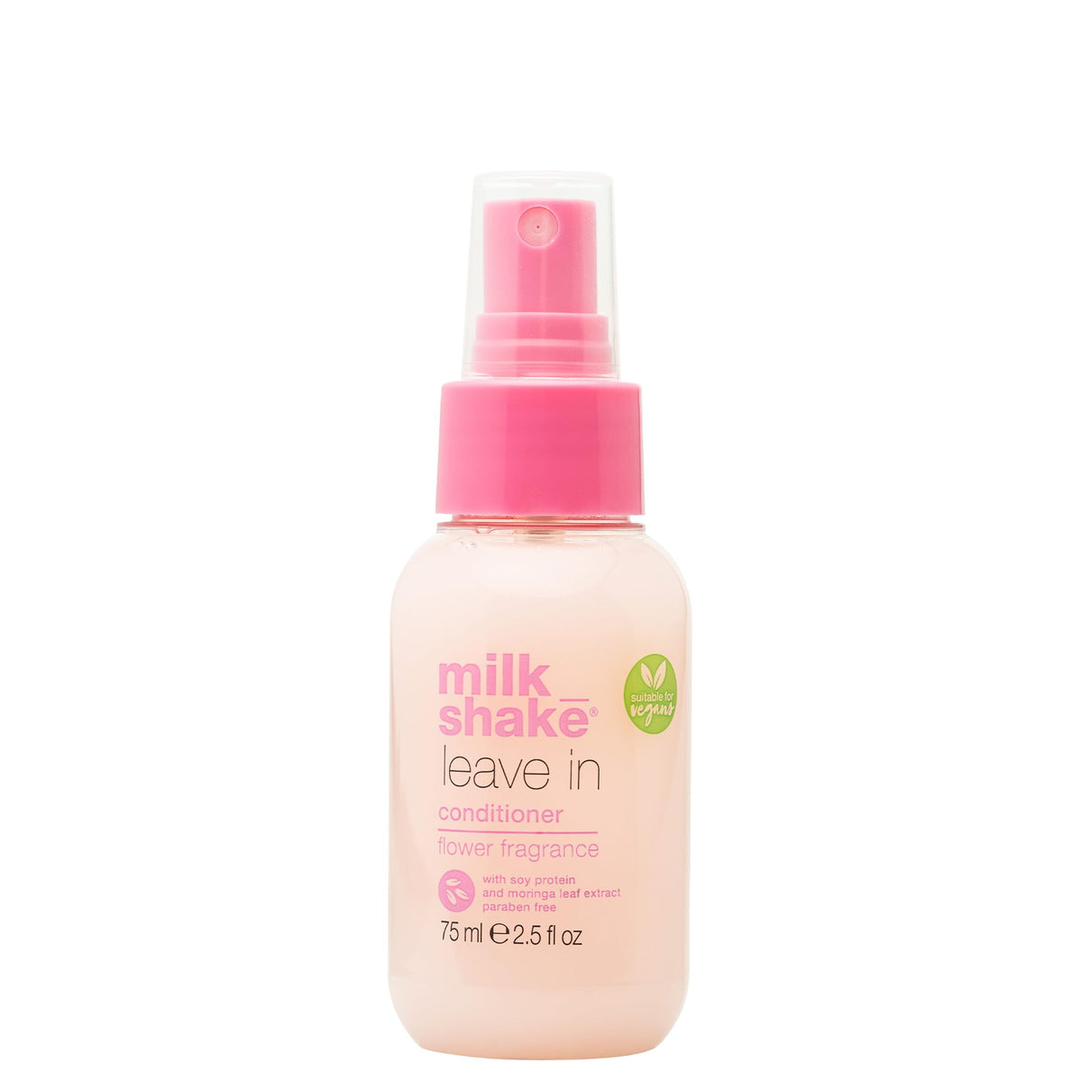 milk_shake front bottle showing flower fragrance and lightweight benefits