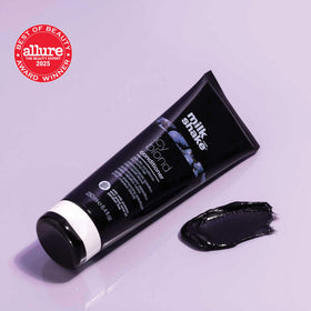 milk_shake hair after use showing smoother, shinier cool-toned blonde