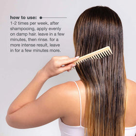 milk_shake open cap showing creamy conditioner texture for easy application