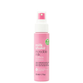 milk_shake front bottle shot showing compact travel size and floral label benefit