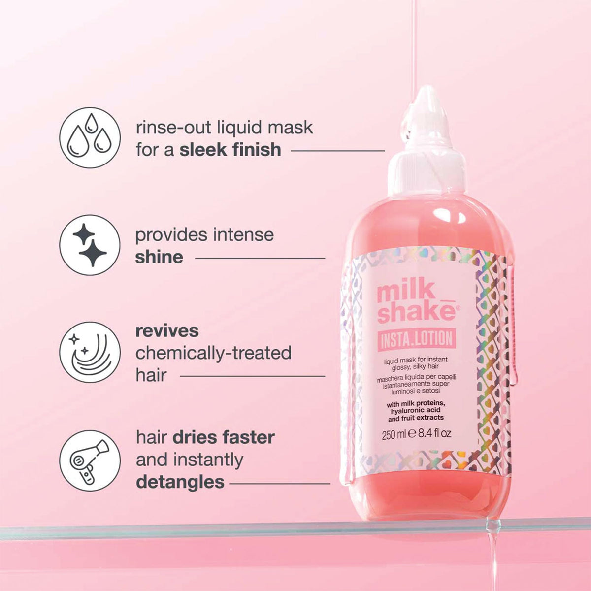 milk_shake dispensing liquid texture that absorbs quickly for hydration