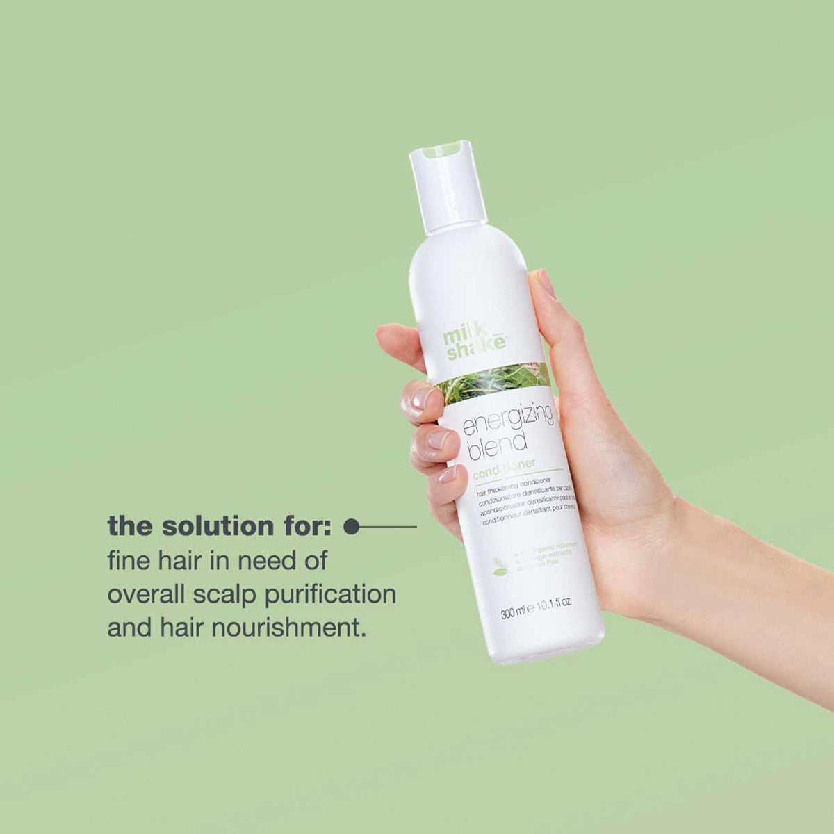 milk_shake label closeup highlighting panthenol and botanical ingredients benefit