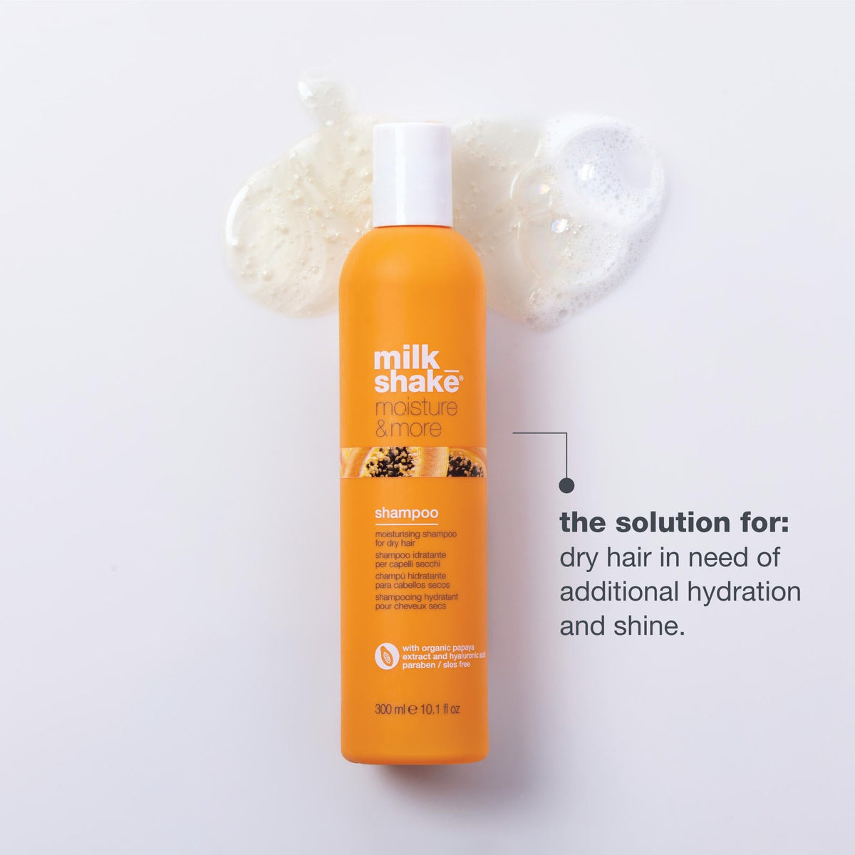 milk_shake pump dispensing shampoo for easy controlled application