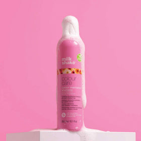 milk_shake pour and foam texture illustrating gentle cleansing benefit