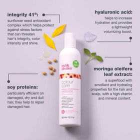 milk_shake creamy conditioner texture dispensed, demonstrating hydration benefit