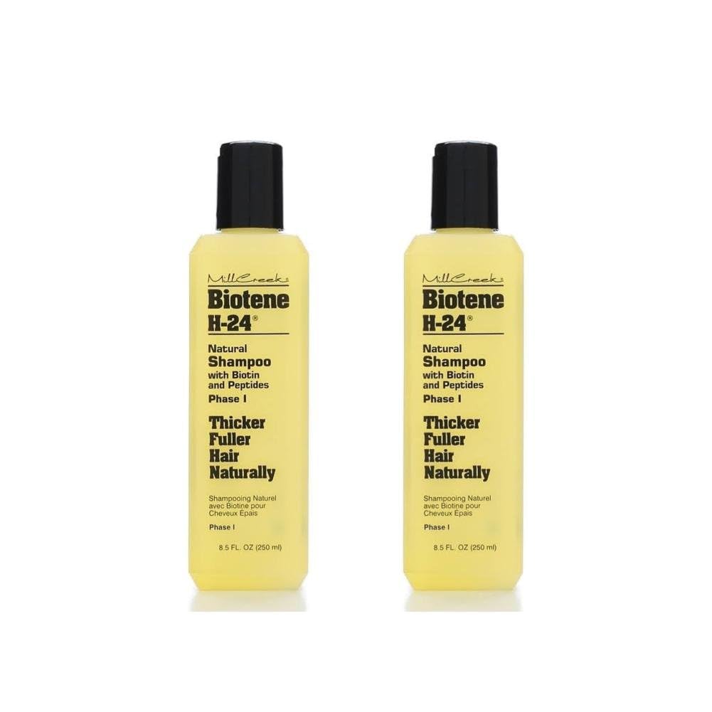 Mill Creek Biotene H-24 front packaging showing two bottles and volume benefits