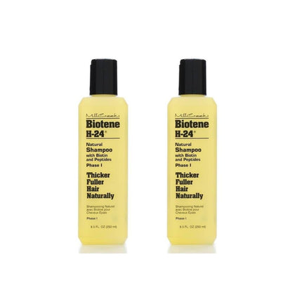 Mill Creek Biotene H-24 front packaging showing two bottles and volume benefits