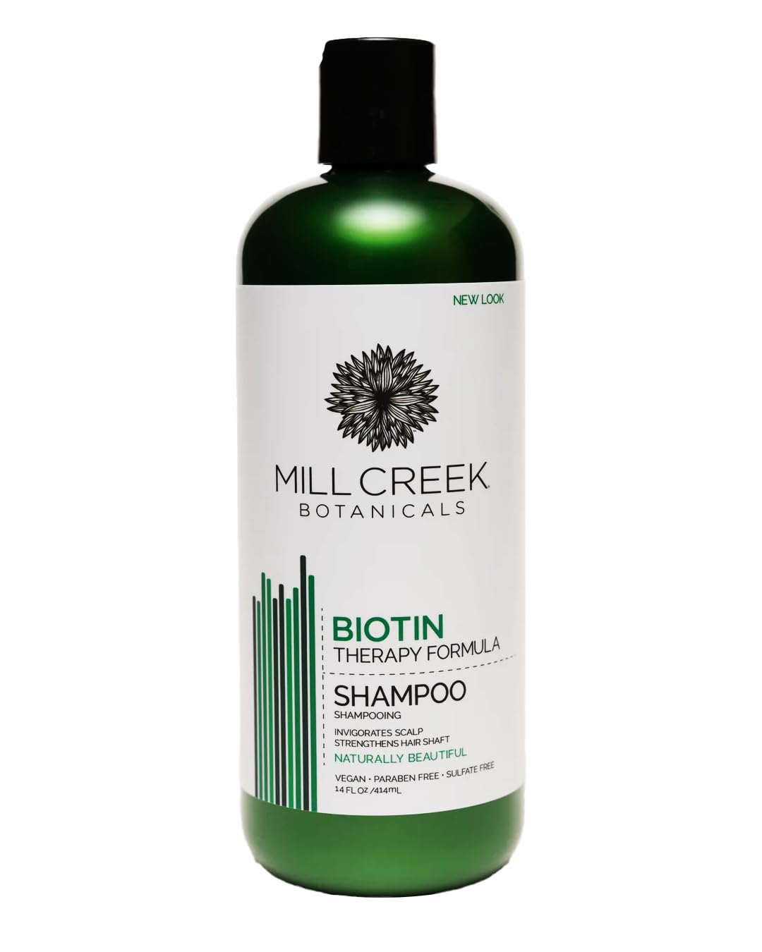 Mill Creek front packaging showing 14 oz bottle and benefits