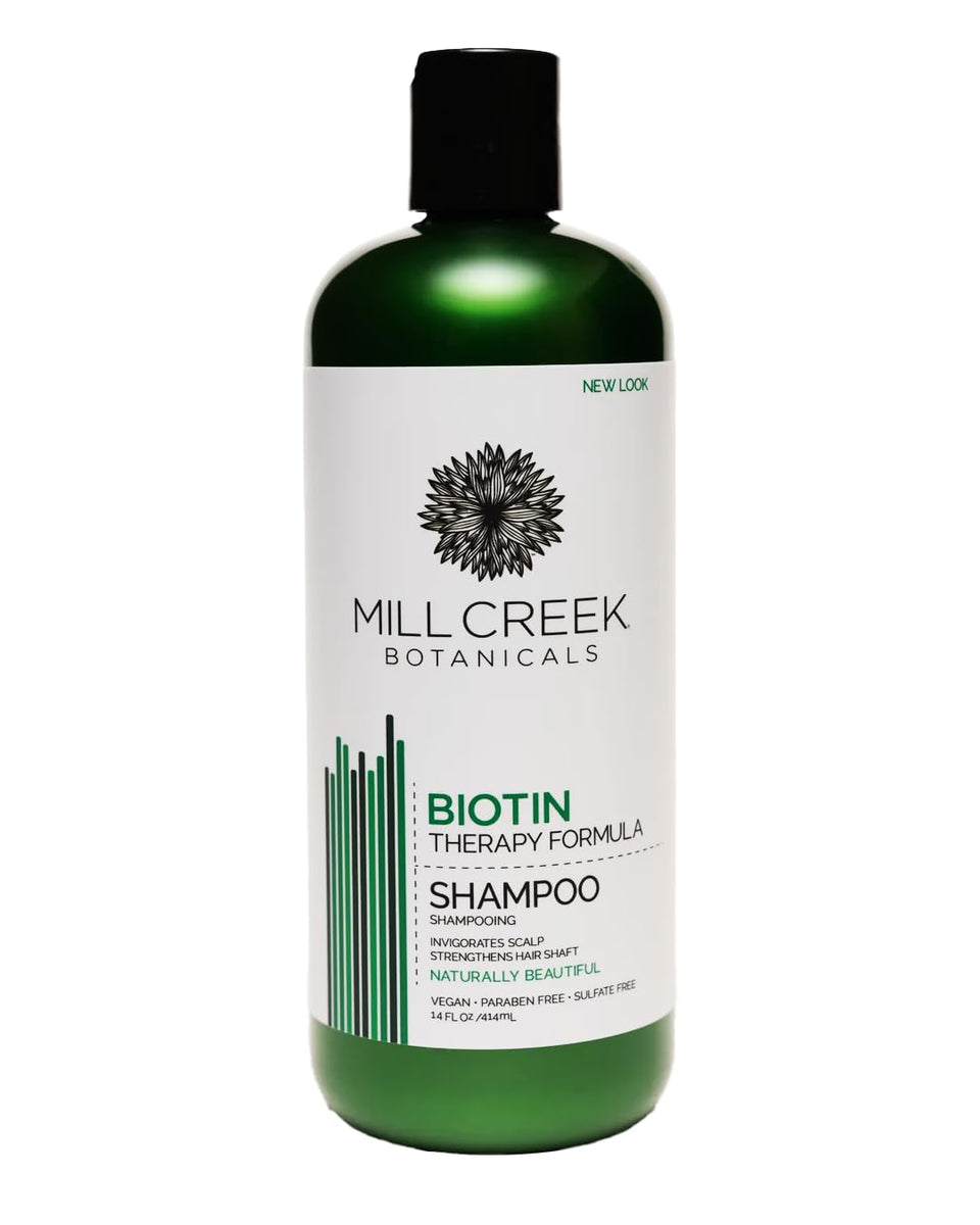 Mill Creek front packaging showing 14 oz bottle and benefits
