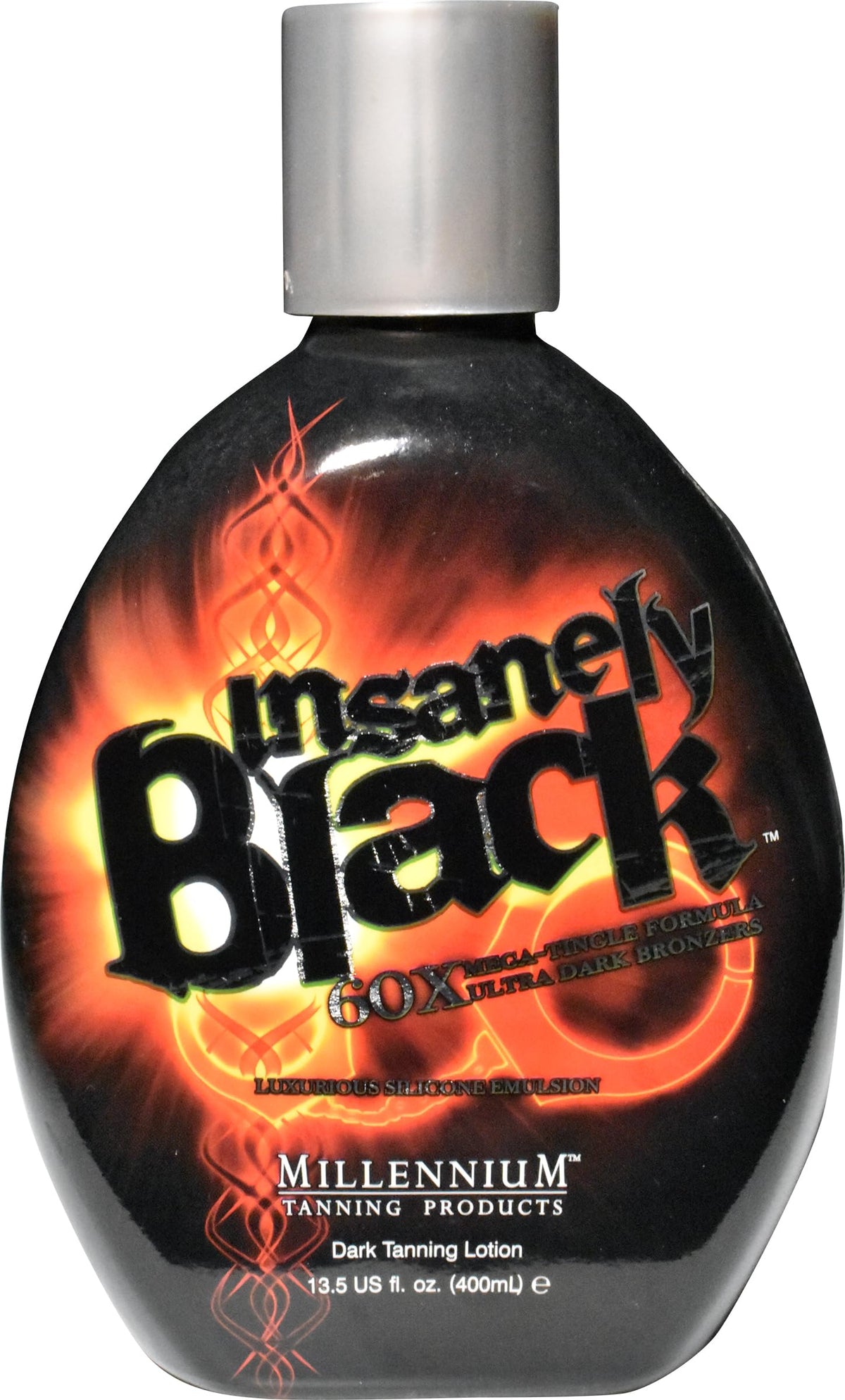 Millennium Tanning lotion on palm foaming to show easy spread and absorption benefit
