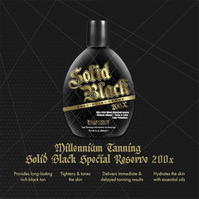 Millennium Tanning 13.5 oz size comparison showing scale and travel-ready convenience