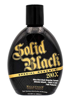Millennium Tanning lotion texture close-up showing rich bronzer and creamy hydration benefits