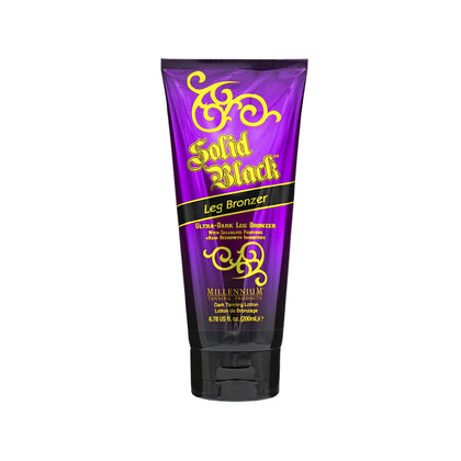 Millennium Tanning front label showing bottle and ultra-dark bronzer benefits
