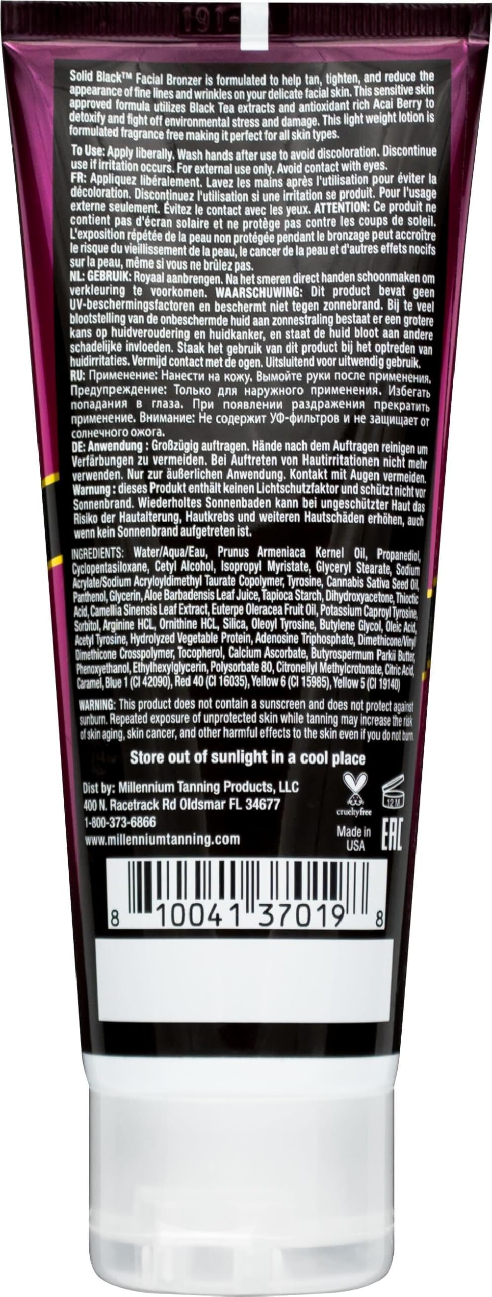 Millennium Tanning close-up texture highlighting smooth blendability