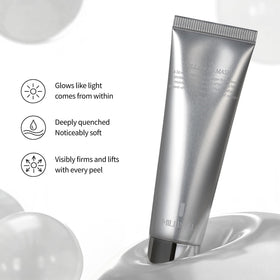 millimilli ingredients panel close-up, shows vegan collagen and soothing actives