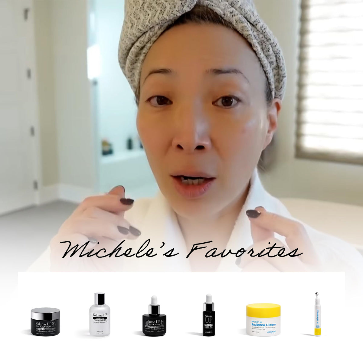 mimmua! ingredient label highlighting 5% Volufiline and active concentrations