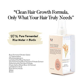 mimosu fine mist spraying onto scalp for lightweight hydration