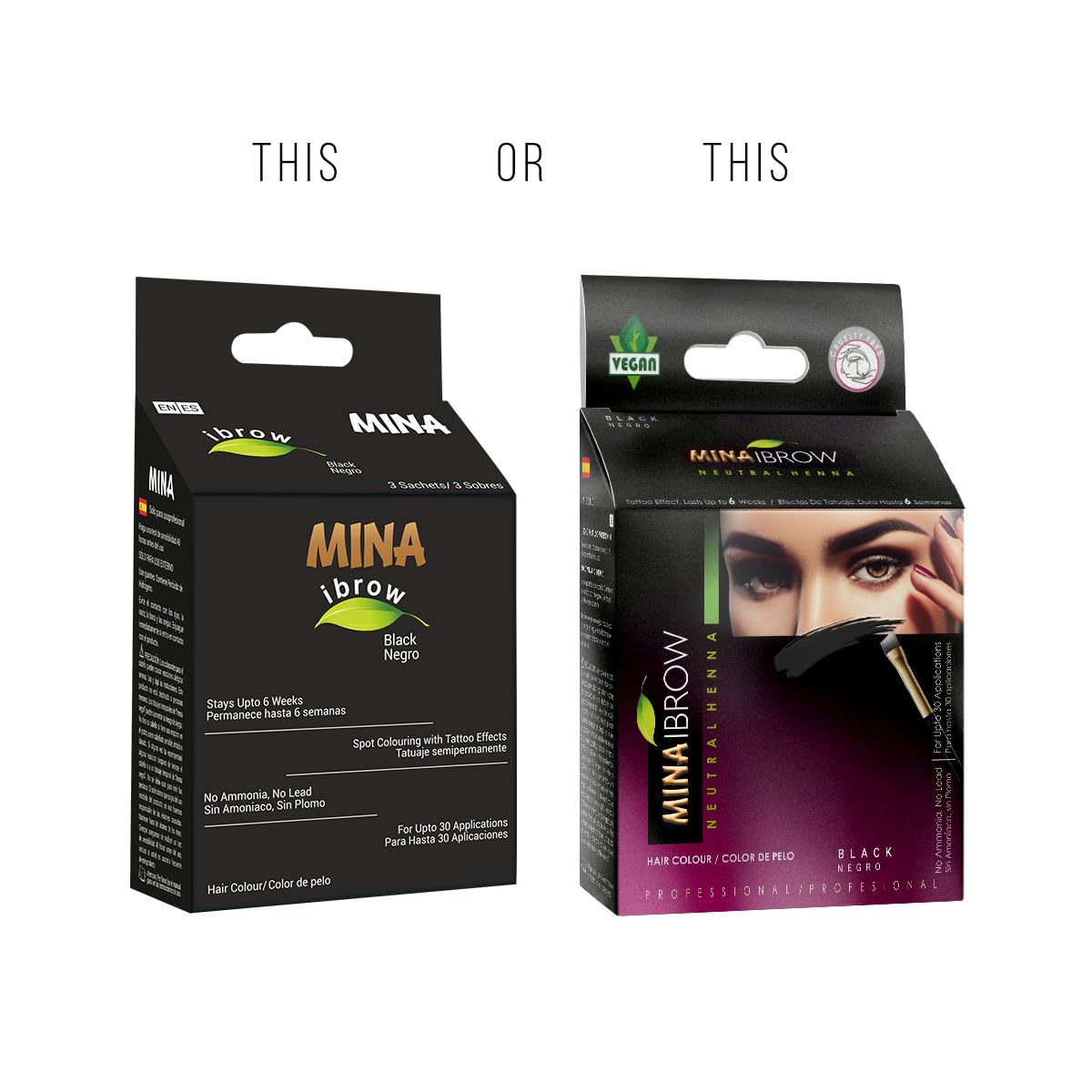 MinaiBrow powder texture close-up highlighting natural cassia powder