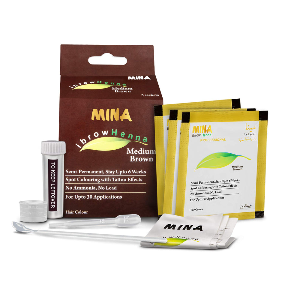 MinaiBrow front packaging showing product and benefits